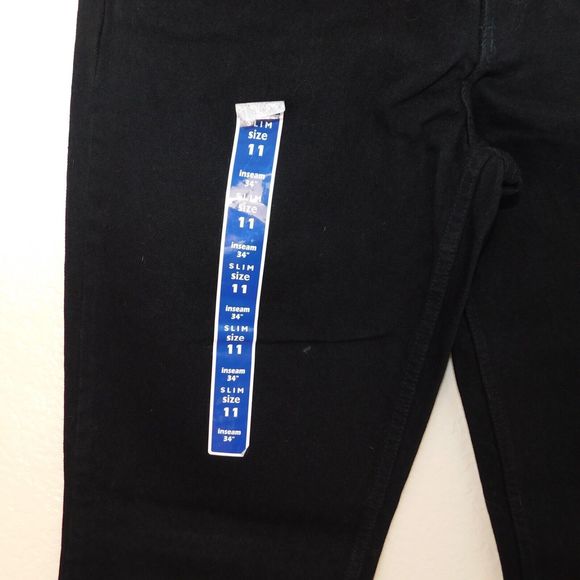 Women's Vintage 90s Posted Jeans Slim Size 11 31x34 Black 932037L NWT Tags New - Picture 7 of 13
